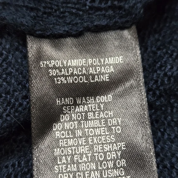 LAFAYETTE 148 Alpaca/ Wool Lightweight Open Front Teal Cardigan. Size 1X - Picture 9 of 11